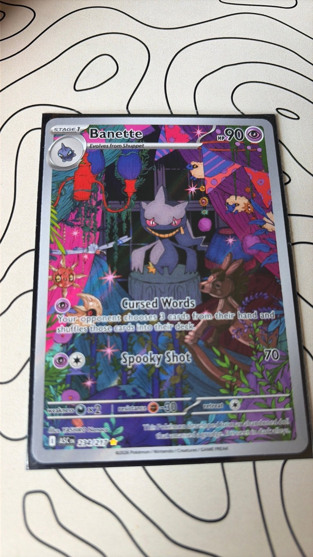 POKEMON CARD’s HIT ART. BANETTE, Ophalen of Verzenden, Zo goed als nieuw