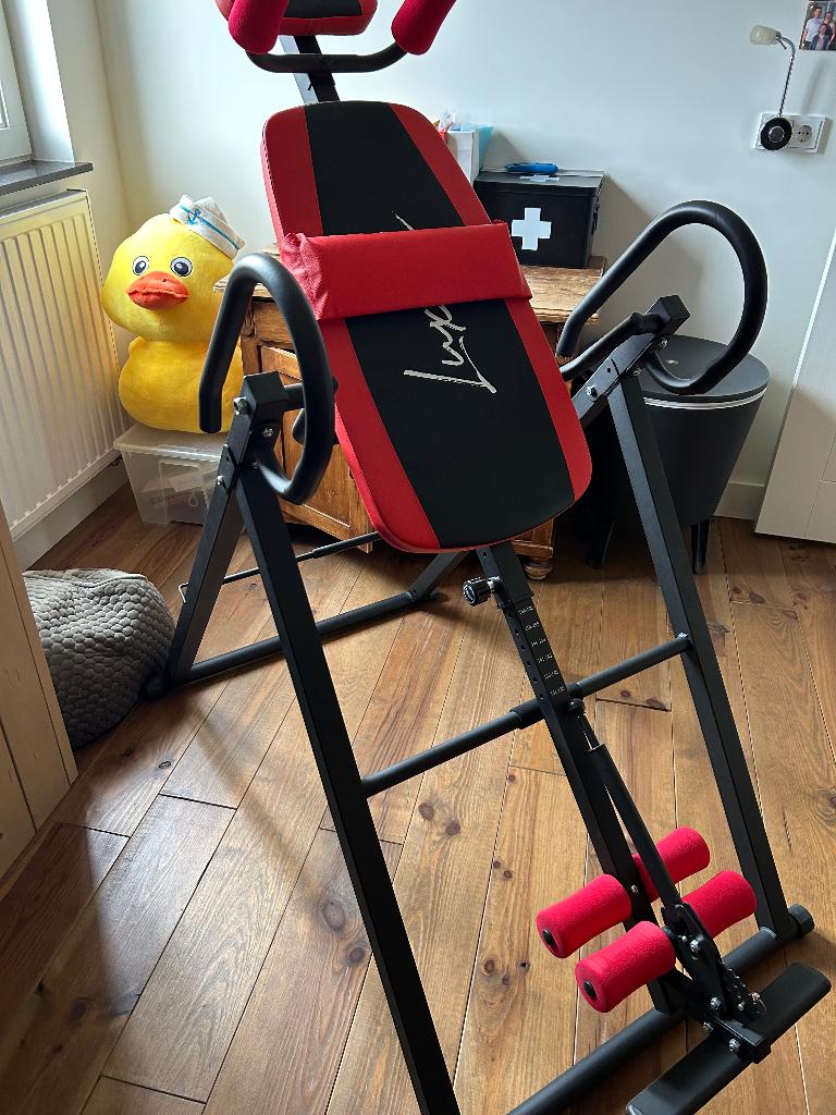 Inversie tafel, Sport en Fitness, Ophalen, Zo goed als nieuw, Metaal, Krachtstation