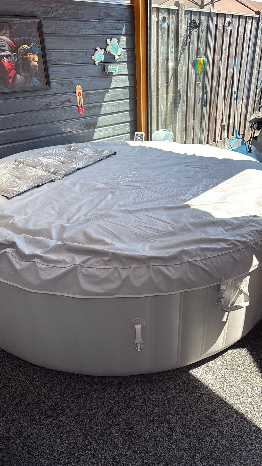 Lay z spa Hawai 8 persoons, Tuin en Terras, Bubbelbaden en Hottubs, Ophalen of Verzenden, Zo goed als nieuw, Pomp