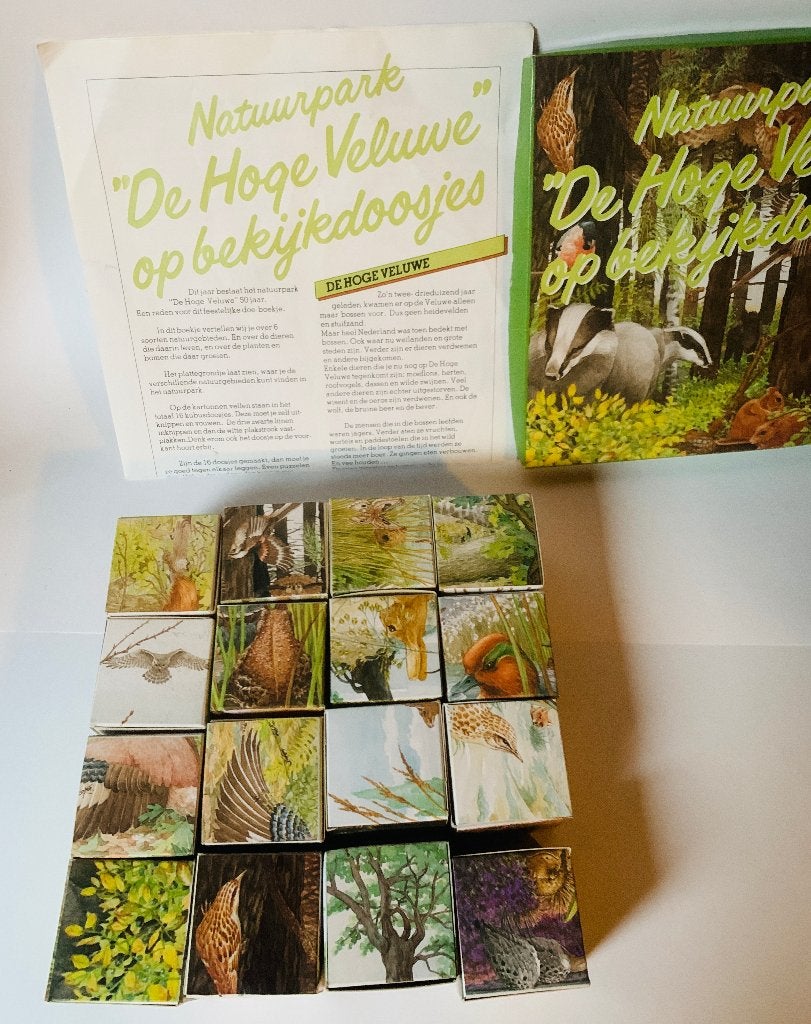 Bekijkdoosjes Natuurpark De Hoge Veluwe, Ophalen of Verzenden, Zo goed als nieuw, Natuur algemeen