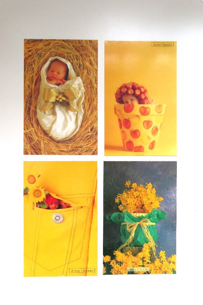 Kaarten Anne Geddes (4560), Ophalen of Verzenden, Zo goed als nieuw, Papier/karton