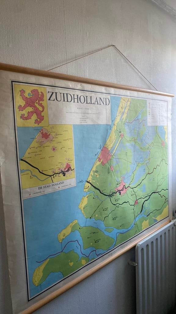 Landkaart Zuid-Holland, Ophalen, Aardrijkskunde