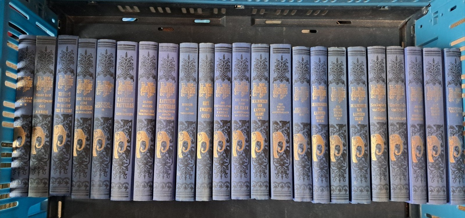23-delige set Jules Verne Wonderreizen boeken, Boeken, Ophalen of Verzenden