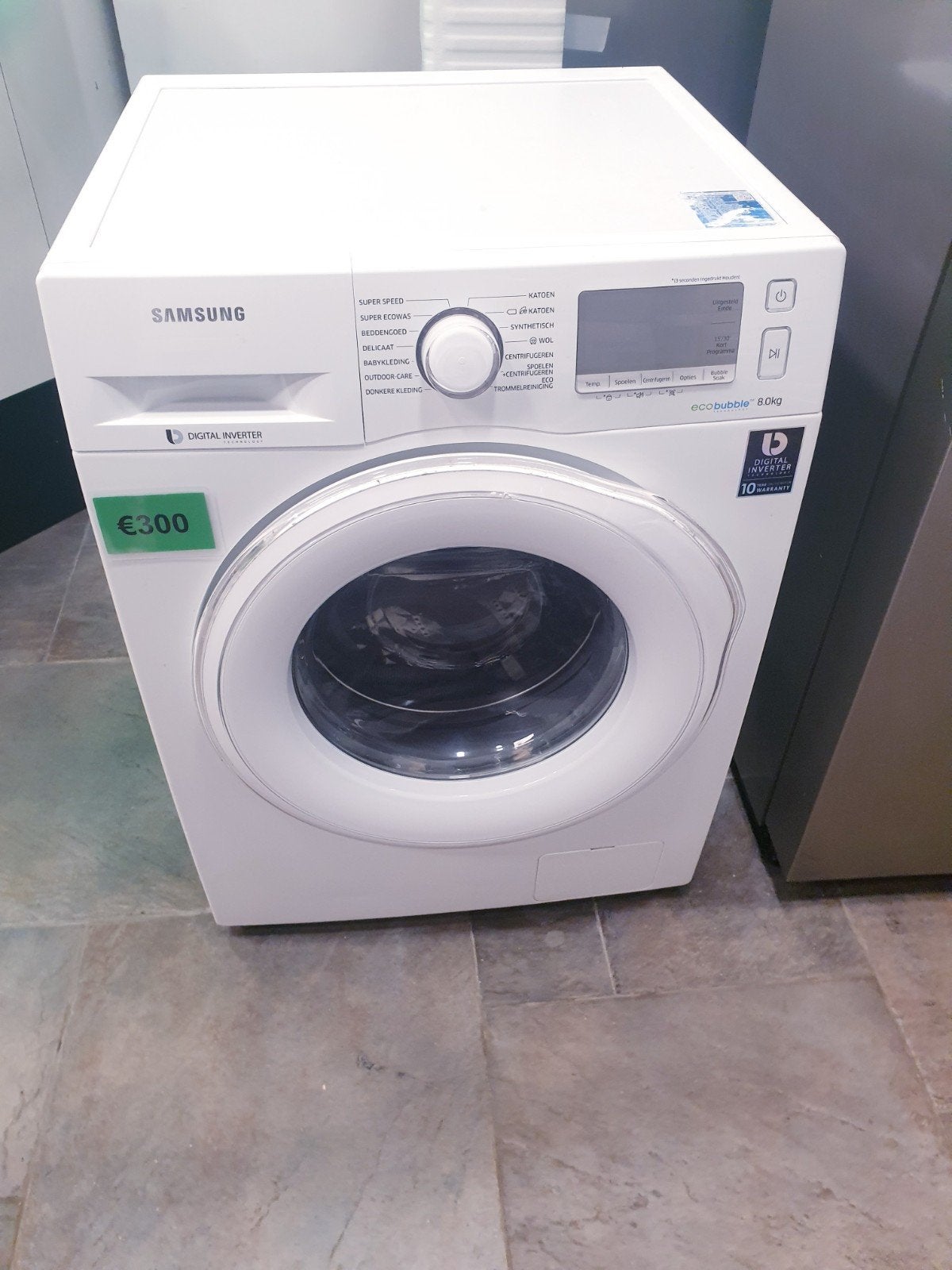 wasmachine samsung 8kg Eco Bubble INC GARANTIE, Witgoed en Apparatuur, Wasmachines, Ophalen, 1200 tot 1600 toeren, 8 tot 10 kg