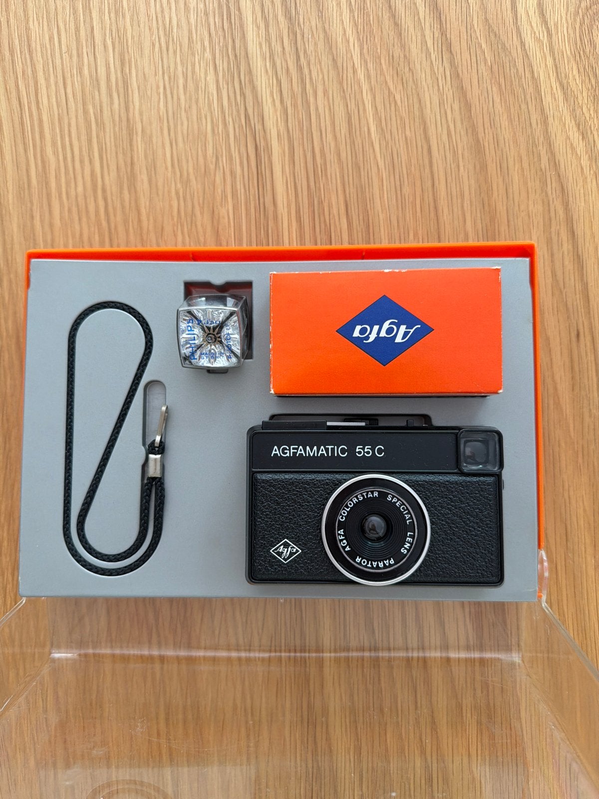 Agfamatic 55C Compact Camera met Flashcube - Zo goed als nie, Ophalen of Verzenden, Zo goed als nieuw, Compact, Overige Merken