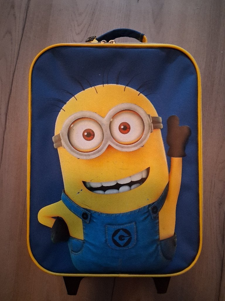 Minionkoffer, Ophalen, Zo goed als nieuw