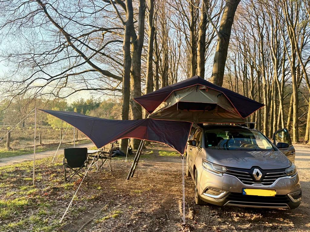 Daktent inclusief ondertent en luifel. Voor 2-4 personen, Caravans en Kamperen, Tenten, Ophalen, Nieuw, Tot en met 4