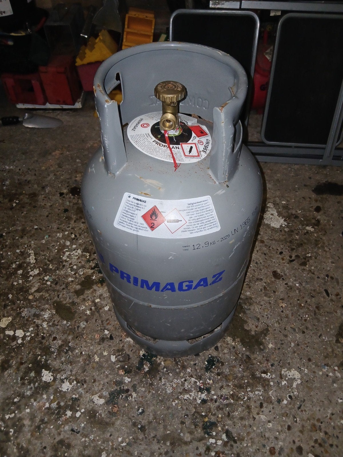 Lege Primagaz gasfles 12.9 KG, Ophalen, Gebruikt, Primagaz