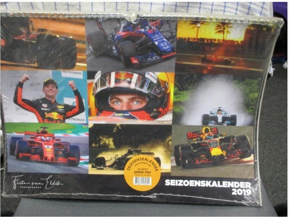 2019 MAX VERSTAPPEN GRAND PRIX KALENDER NIEUW, Verzenden, Nieuw