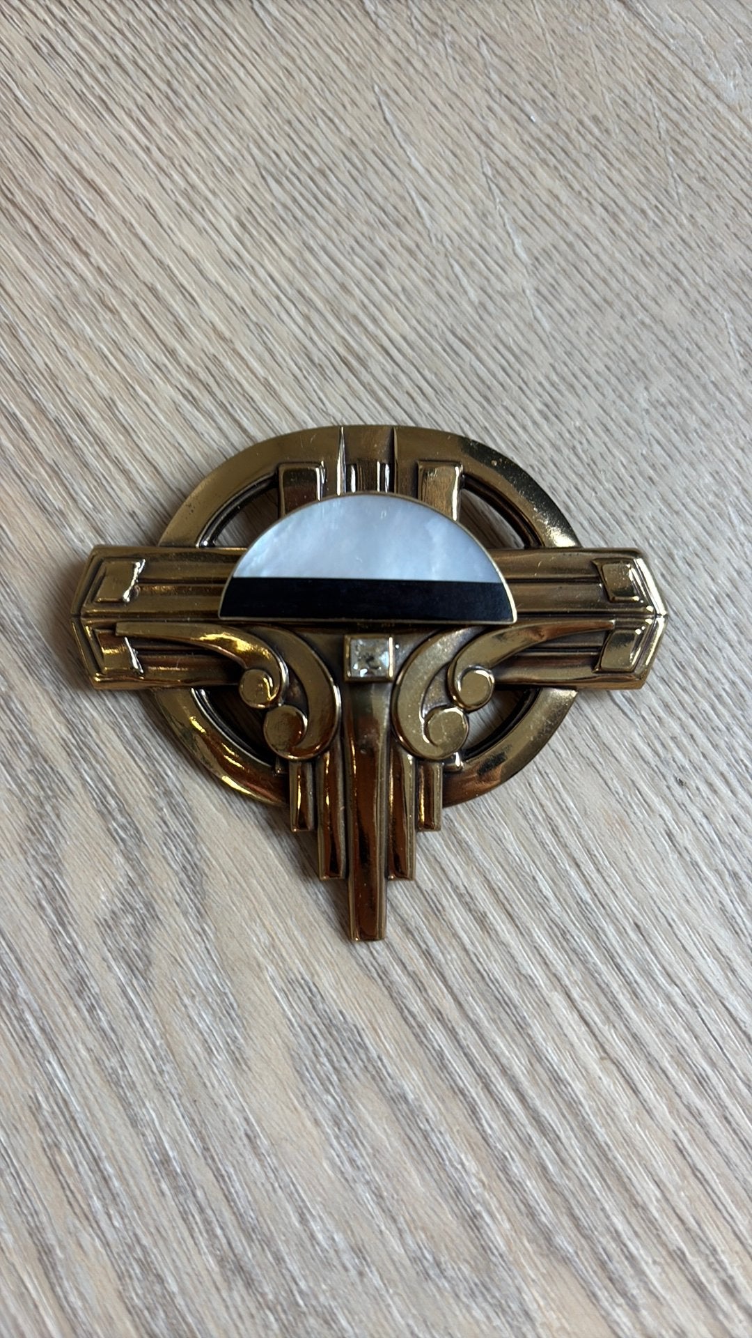 Prachtige Vintage Ermani Bulatti Art Deco Broche, Sieraden, Tassen en Uiterlijk, Ophalen of Verzenden, Gebruikt