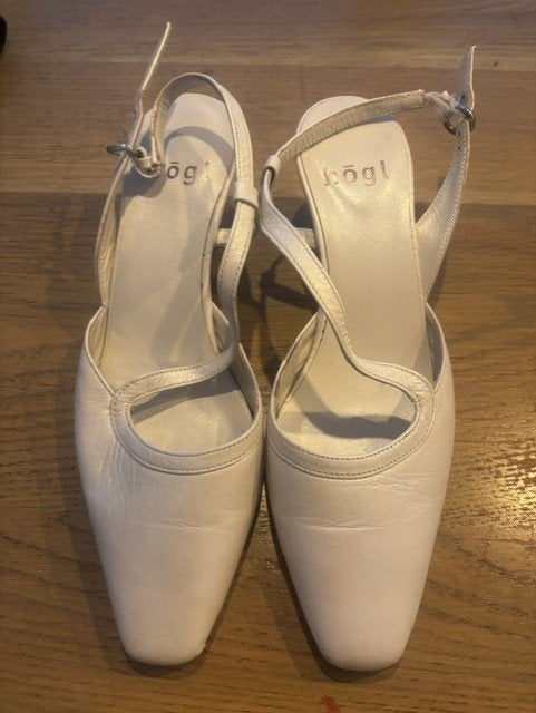 Hogel trouwschoenen maat 35 (advr 208), Kleding | Dames, Wit, Ophalen of Verzenden, Zo goed als nieuw, Hogel