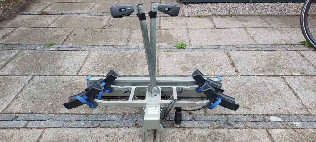 Te koop fietsendrager, Ophalen, Gebruikt, Brede banden, 2 fietsen