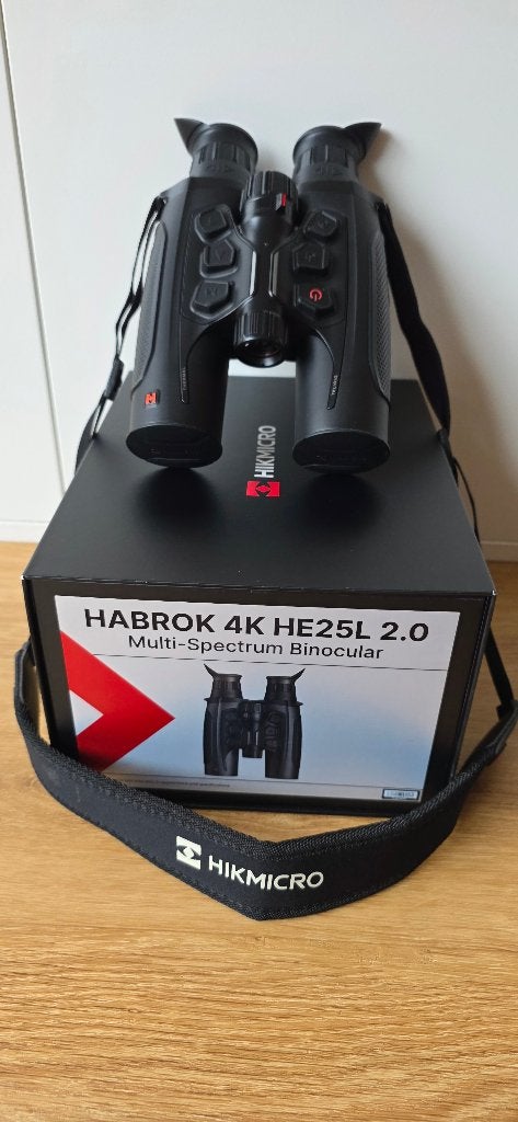 HIKMICRO HABROK 4K HE25L 2.0 Multi-Spectrum Verrekijker 99%, Overige typen, Ophalen of Verzenden, Zo goed als nieuw, Nachtkijker