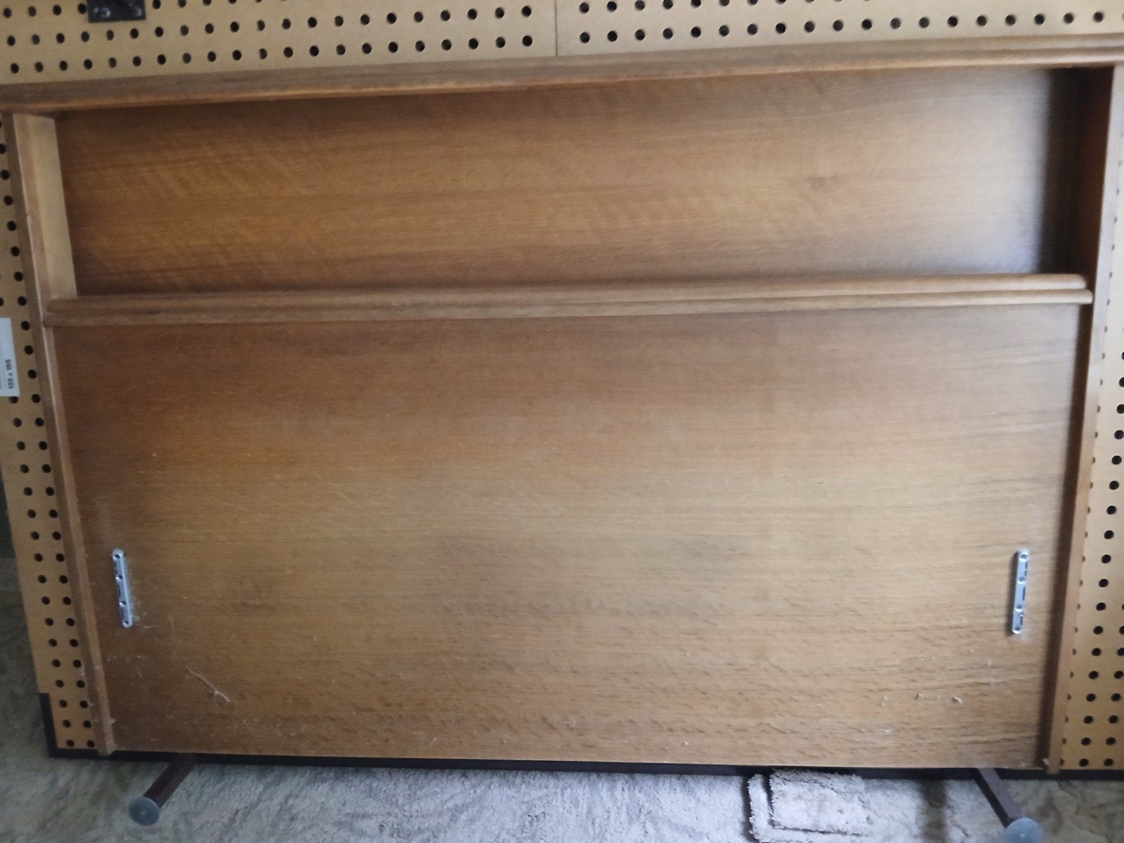 Licht eiken 2 persoonsbed 1.40 x 2.00m ( is uit elkaar), Ophalen, Bruin, Tweepersoons, 140 cm