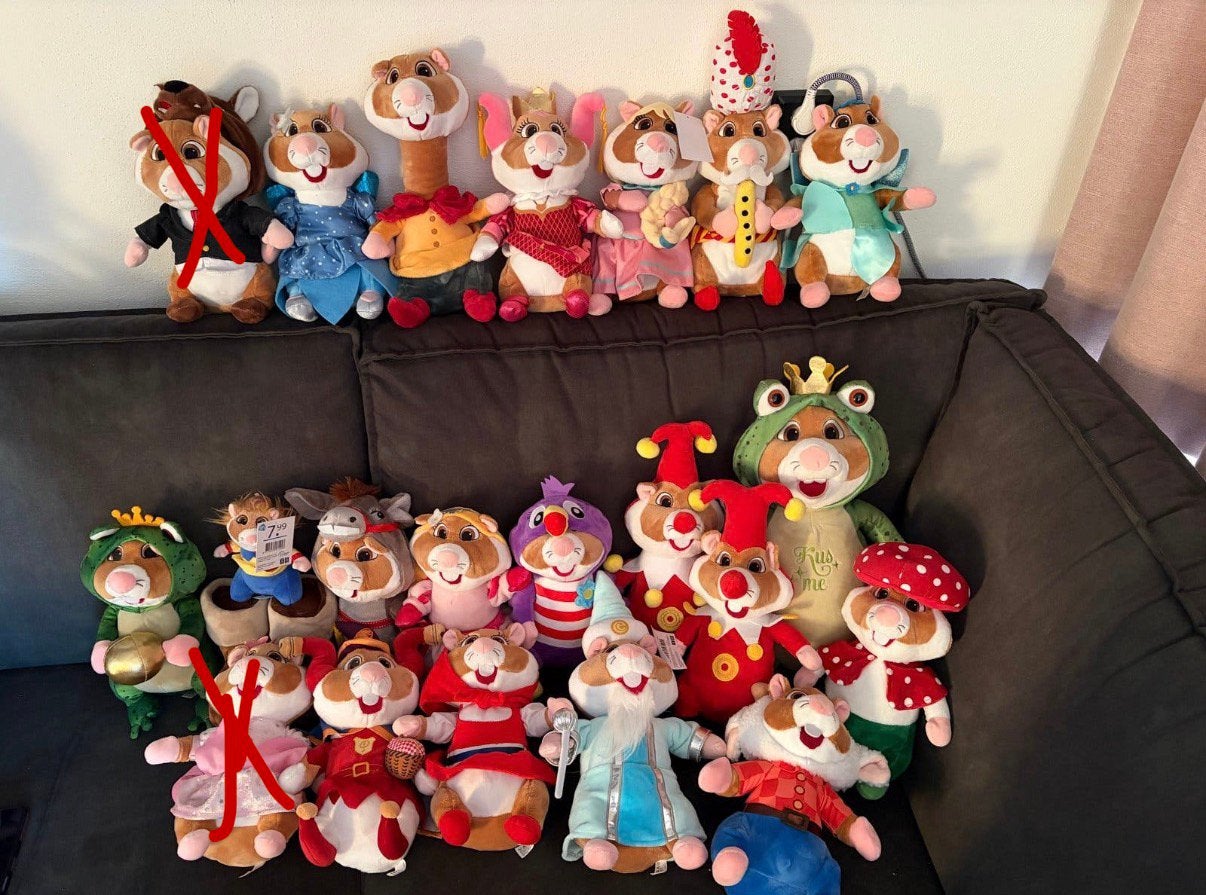 Grote collectie Efteling hamsters Albert Heijn, Ophalen of Verzenden, Zo goed als nieuw, Overige typen