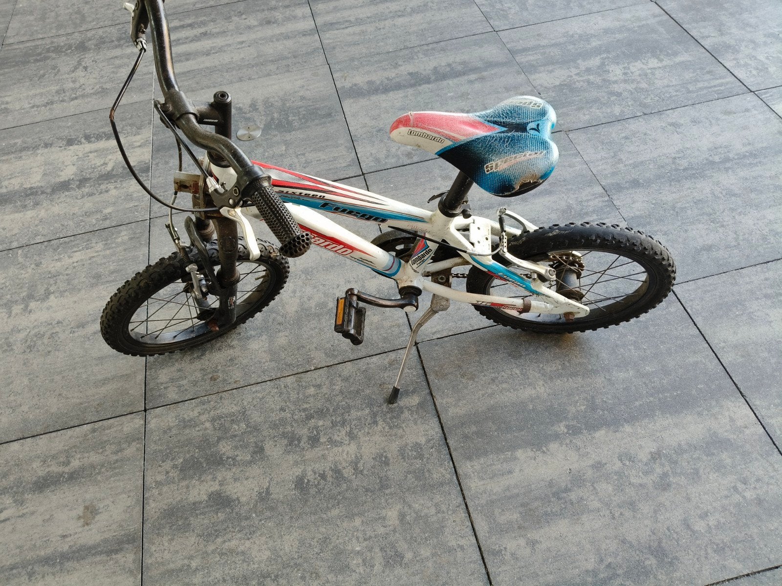 Lombardo Fuego 16 inch kinderfiets - Gebruikt, Ophalen, Velgrem, Lombardo, 16 tot 20 inch