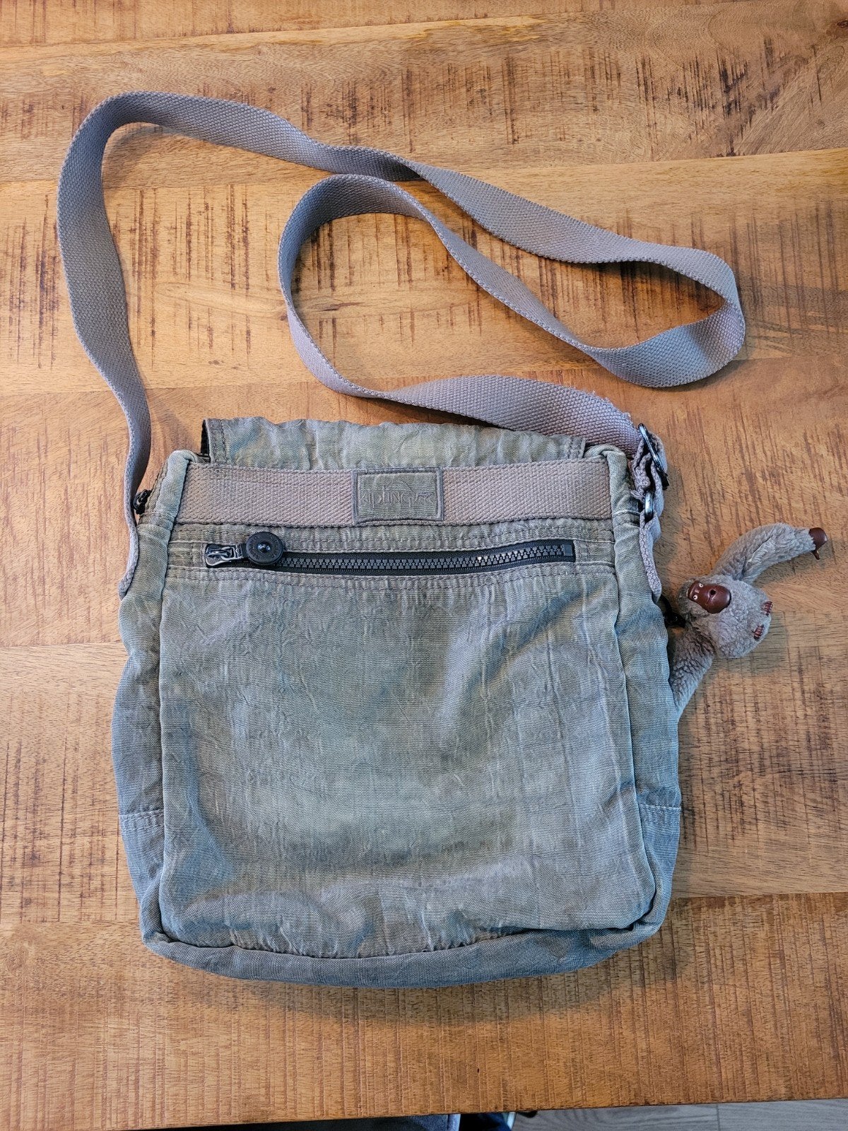 Kipling schoudertas - Grijs, Ophalen of Verzenden, Gebruikt, Grijs, Kipling