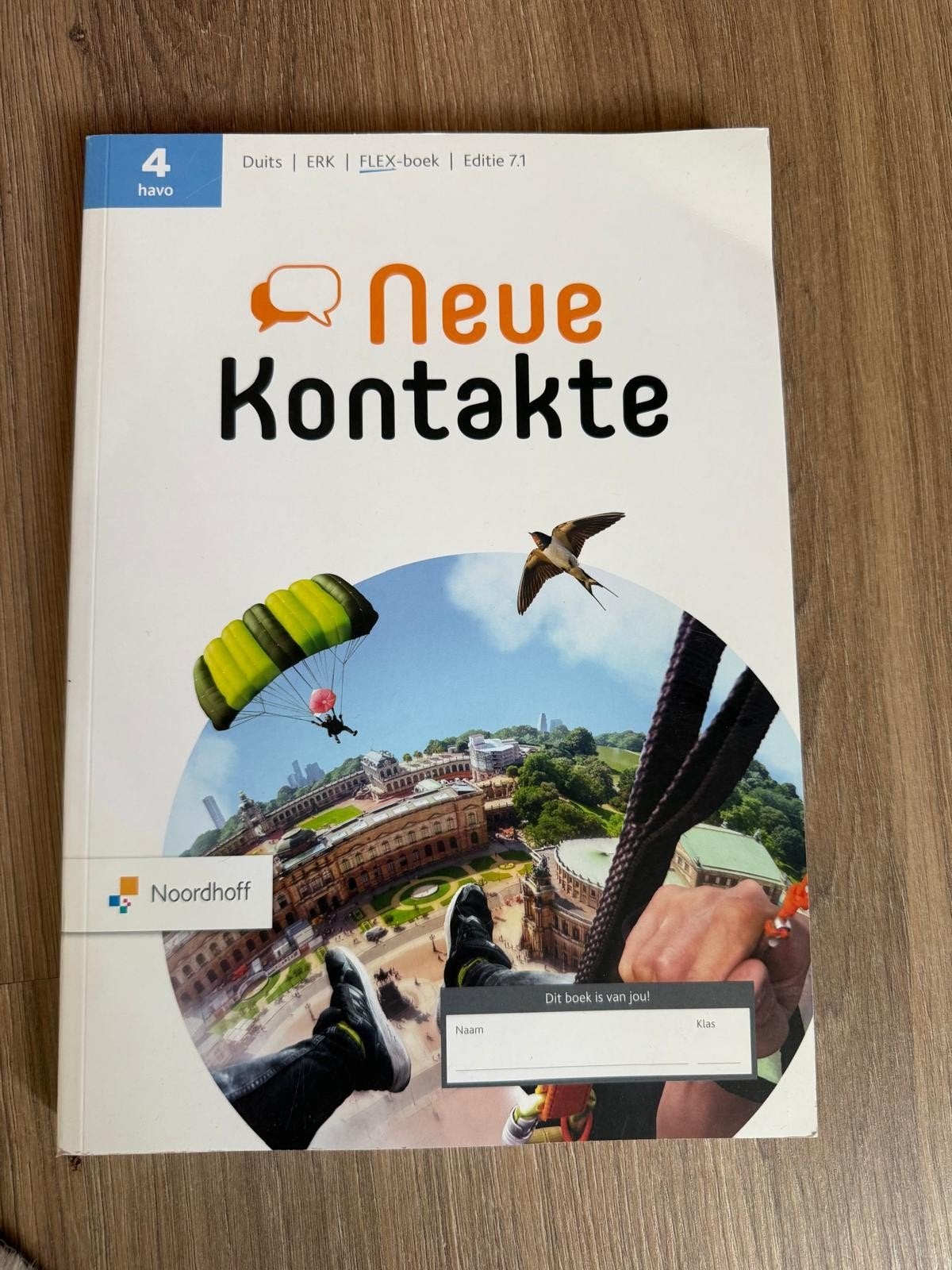 Neue Kontakte Duits 4 havo - Editie 7.1 Noordhoff, Boeken, Ophalen of Verzenden, Zo goed als nieuw, HAVO, Duits