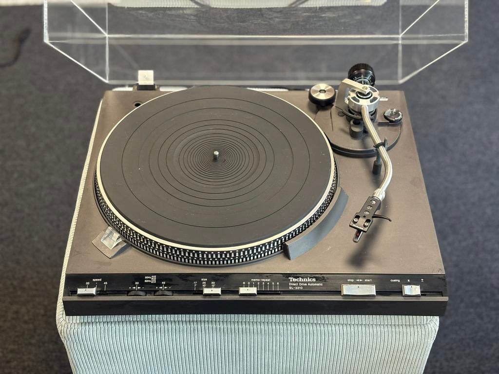 Technics SL-3310 platenspeler met nieuwe stofkap, Audio, Tv en Foto, Ophalen, Automatisch, Refurbished, Platenspeler