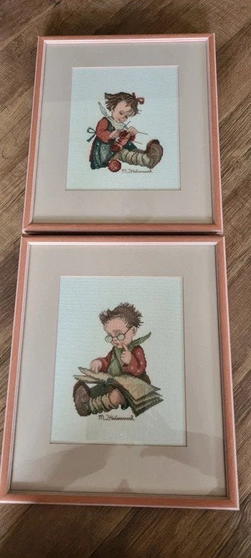 2 Hummel borduurwerken, Ophalen of Verzenden, Zo goed als nieuw, Handborduren, Overige typen