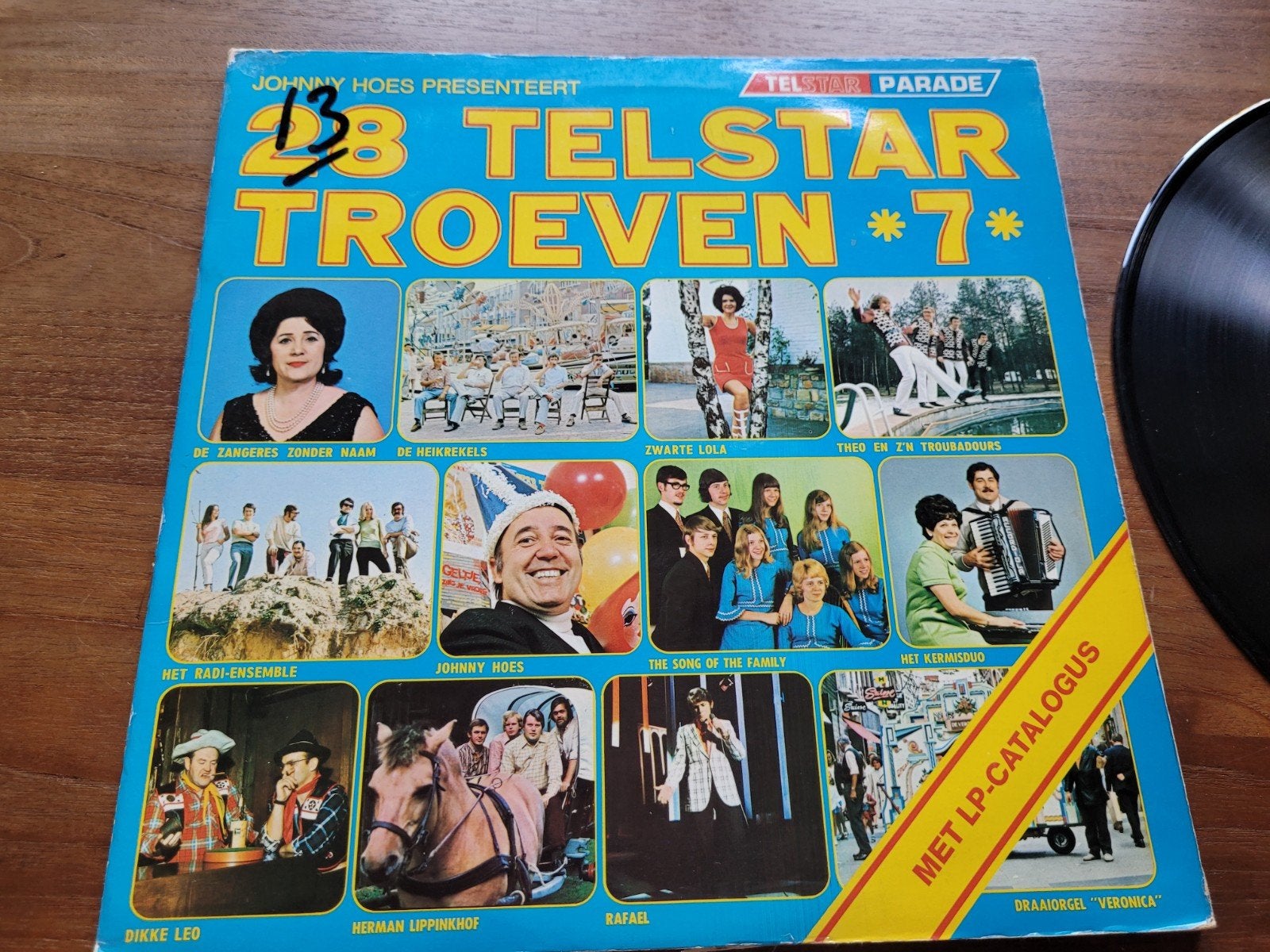 28 Telstar Troeven 7 - Verzamel LP uit 1975 (NL), LP, Gebruikt, Ophalen of Verzenden, Levenslied of Smartlap