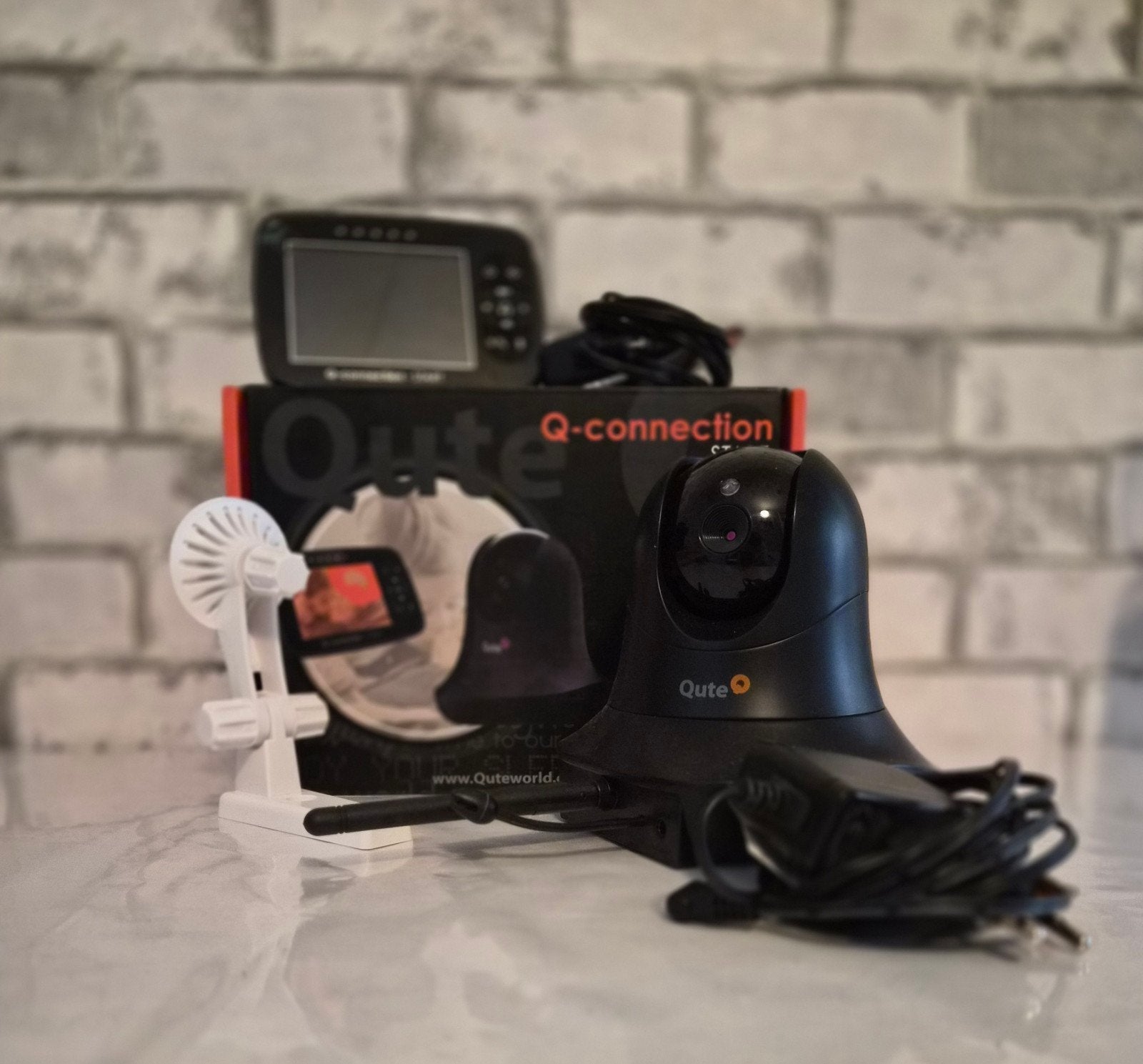 Qute Q connection babyfoon camera., Ophalen, Zo goed als nieuw, 100 tot 250 meter, Camera