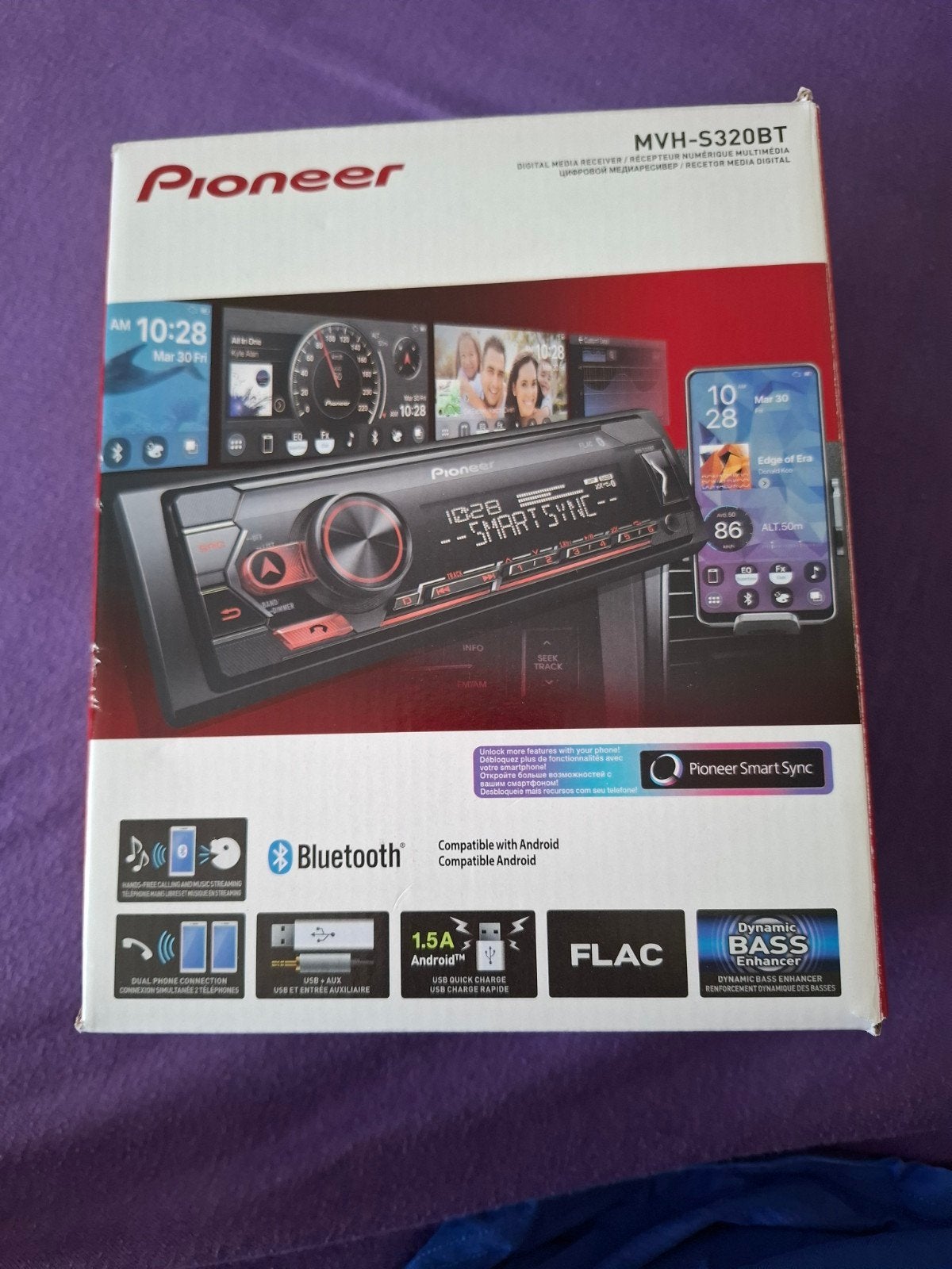 Pioneer Bluetooth Autoradio met USB/AUX, handsfree bellen, Ophalen of Verzenden, Zo goed als nieuw