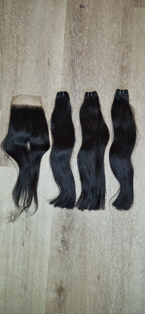 Yaki Straigh van Mibella Vietnamese double drawn hair 18 inh, Ophalen, Nieuw, Pruik of Haarverlenging