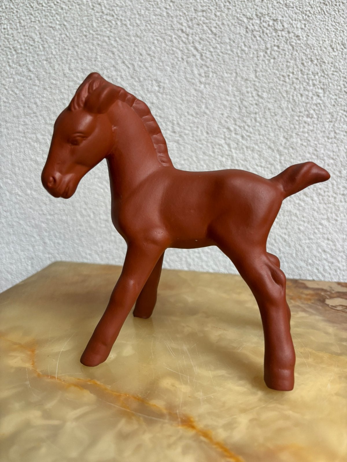 Karlsruhe Majolika West-Germany Keramik Paard 15 cm, Antiek en Kunst, Ophalen of Verzenden