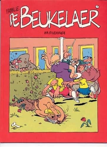 Familie De Beukelaer - General Biscuits Nederland - 1987, Boeken, Eén stripboek, Ophalen of Verzenden, Gelezen