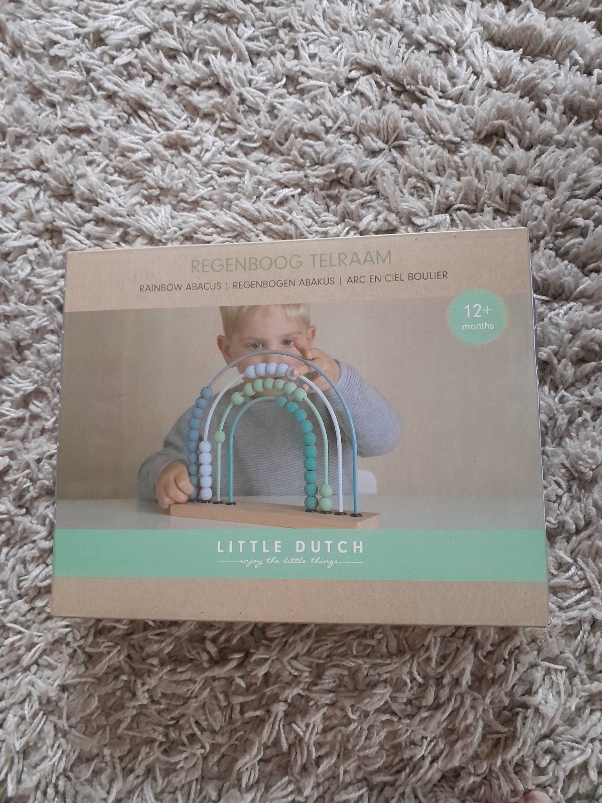 Te koop regenboog telraam little dutch blauw, Ophalen of Verzenden, Nieuw