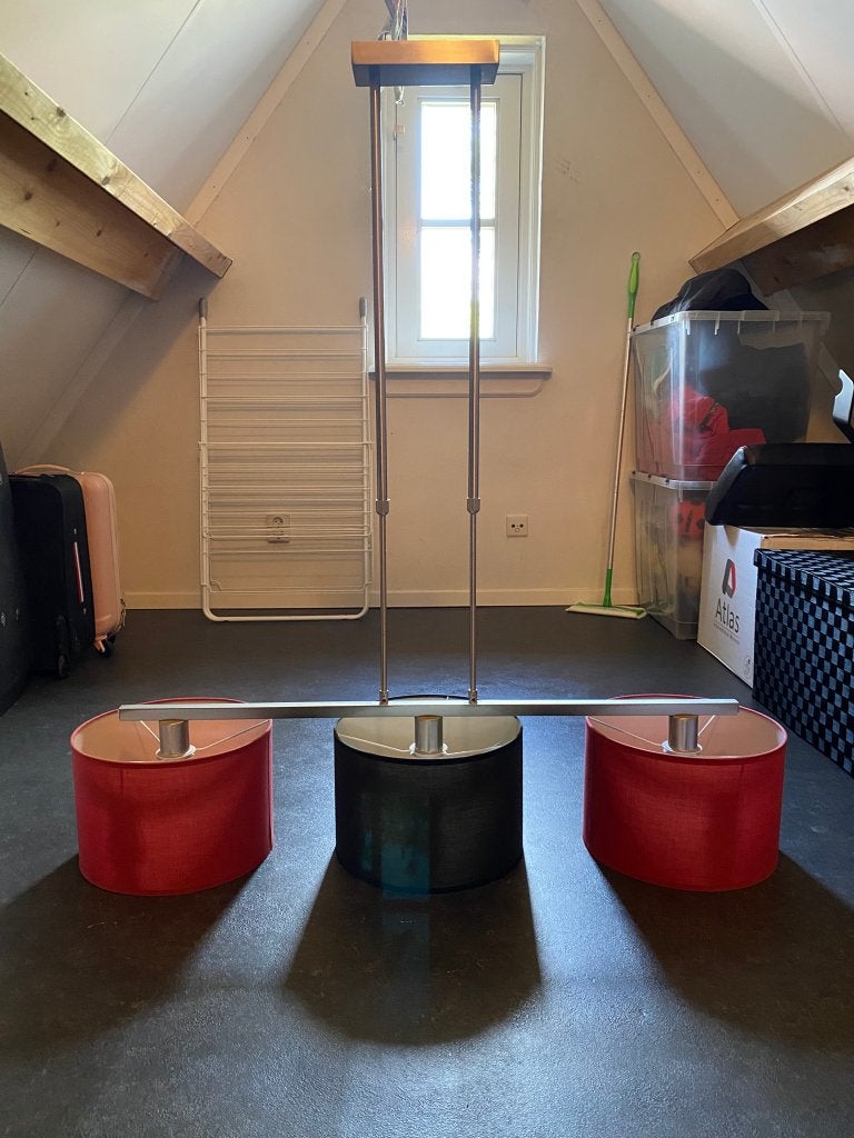 Hanglamp eettafel, Ophalen, Gebruikt, Metaal
