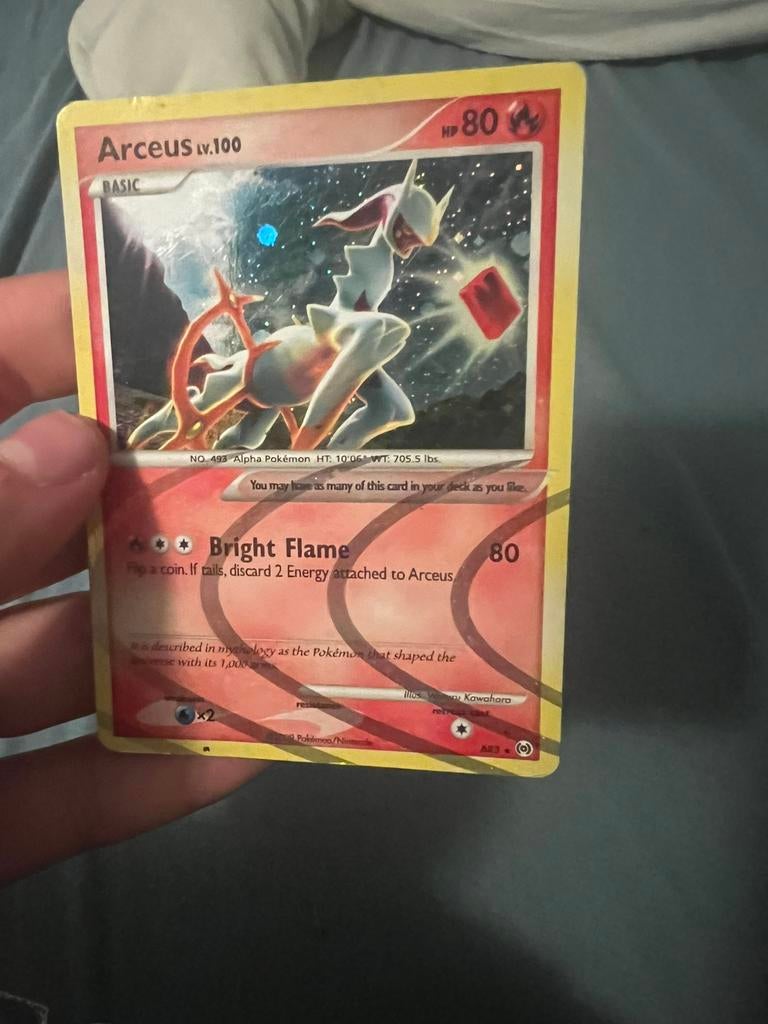 Arceus lv.100 AR3, Ophalen of Verzenden, Gebruikt