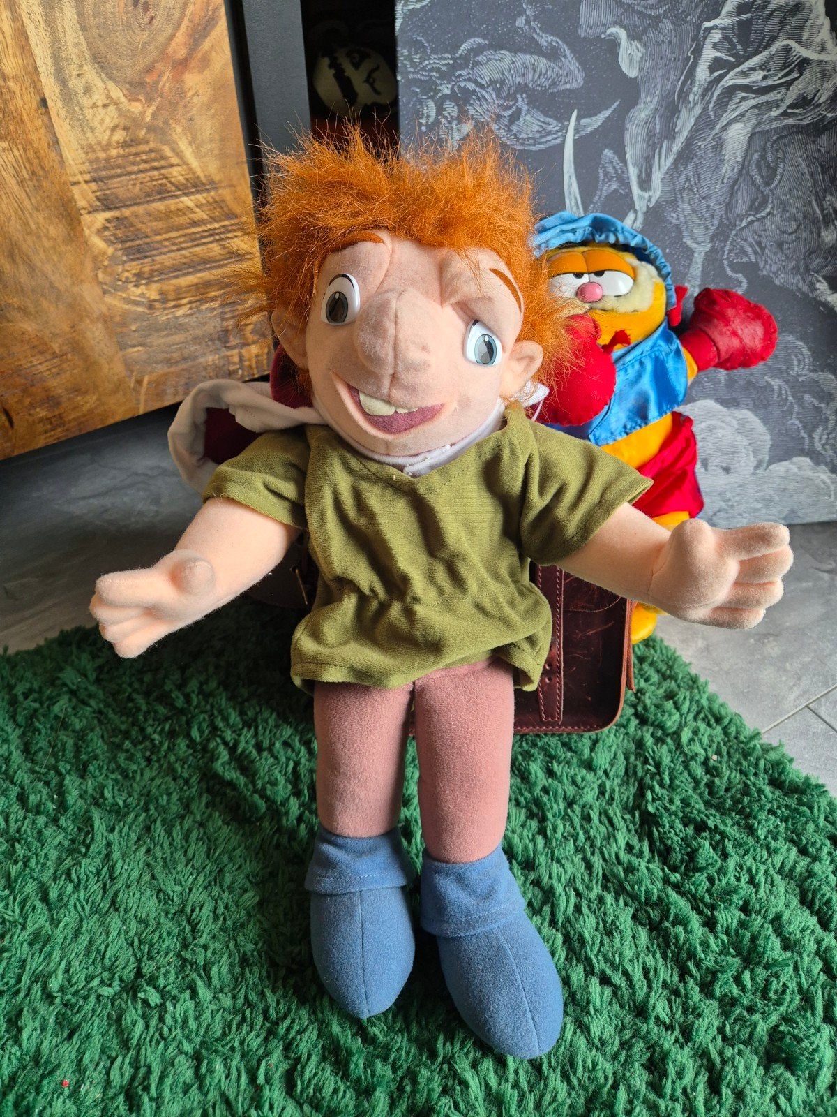 Vintage Disney Quasimodo Knuffel (1995) - De Klokkenluider, Disney, Overige typen, Ophalen of Verzenden, Met label