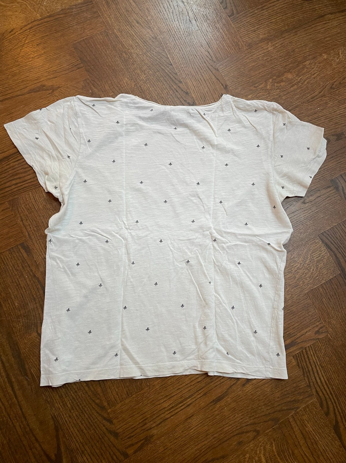 America Today T-shirt met print, maat M, Ophalen, Gedragen, Maat 48/50 (M), Wit