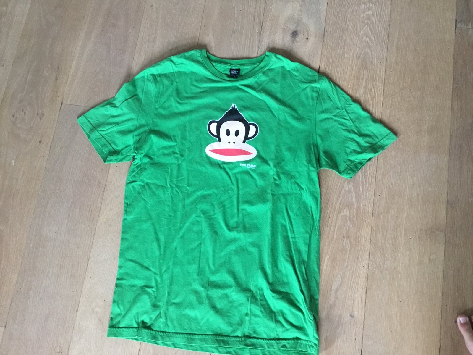 Paul Frank T-shirt met Julius de aap - Maat M, Kleding | Heren, Ophalen of Verzenden, Gedragen, Maat 48/50 (M), Groen