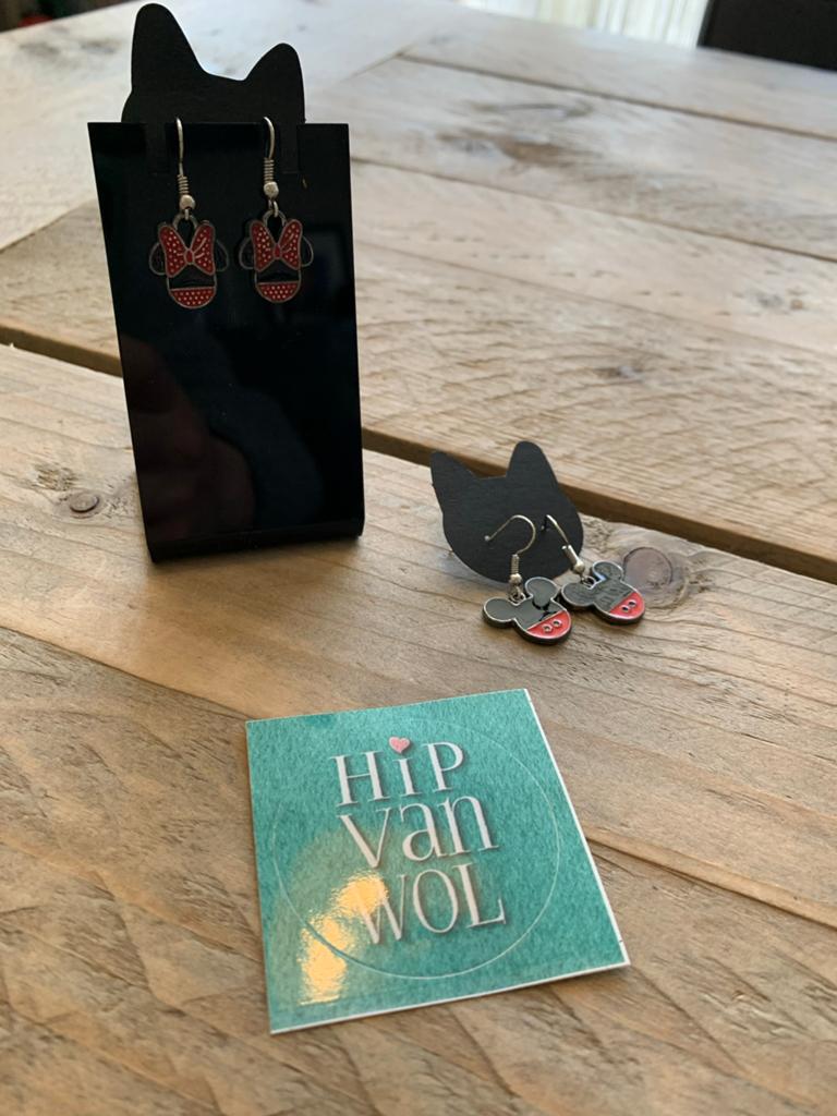 Mickey mouse, Overige materialen, Hangers, Zwart, Nieuw