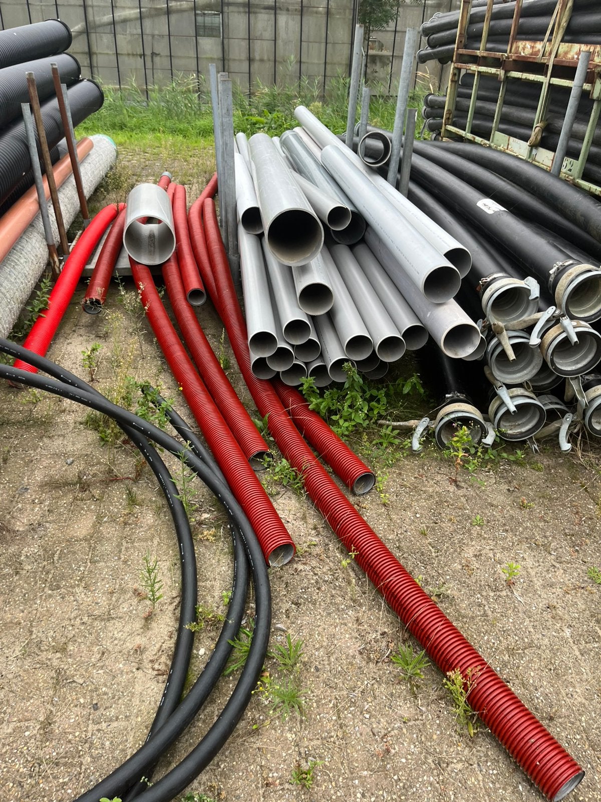 Mantelbuis rood rond 100 mm, Ophalen, Nieuw, Overige typen
