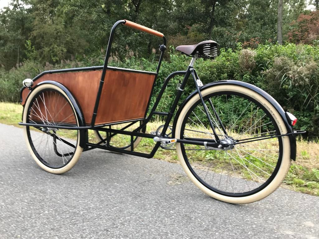 Retro Bakfiets - met Nexus 3 versnellingen Brooks zadel, Ophalen, Gebruikt, Goederen, Overige merken