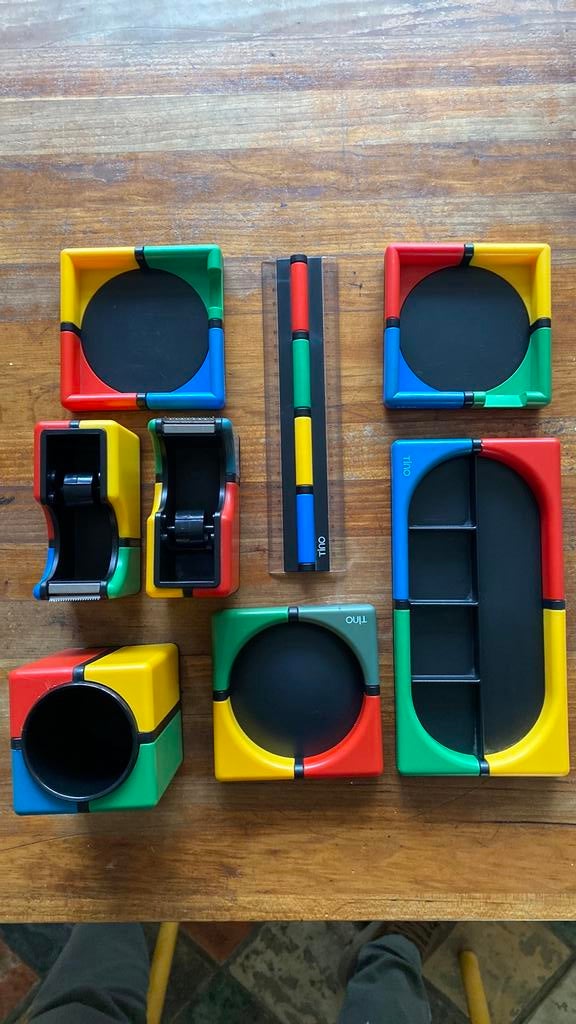Tino TT design bureau assesoires, jaren 80, Mondriaan stijl, Ophalen of Verzenden, Huis en Inrichting