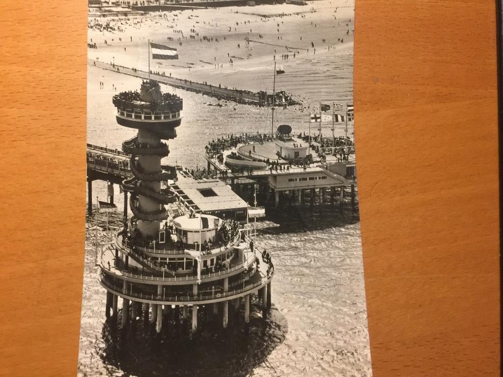 Ansichtskaart Pier Scheveningen, jaren 60, Ophalen of Verzenden, 1960 tot 1980, Gelopen, Zuid-Holland