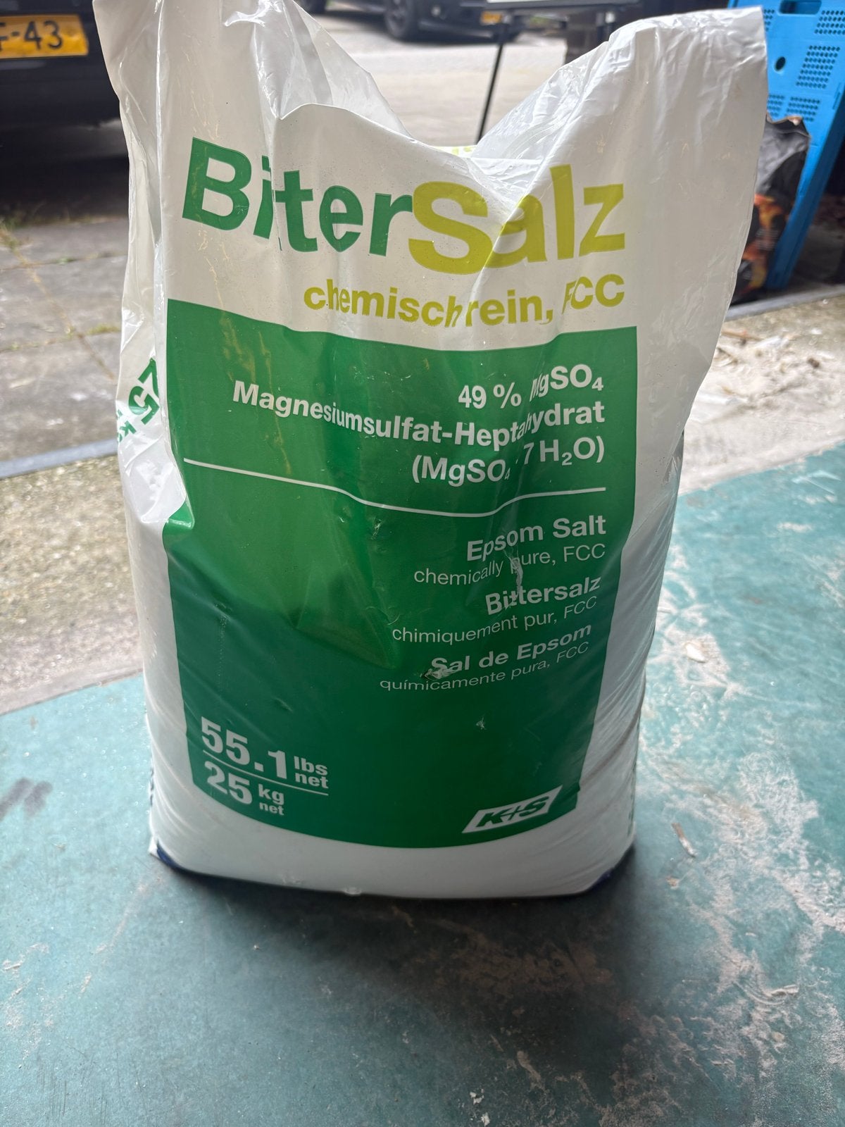 Bitterzout epsom 25 kilo, Ophalen, Nieuw, Aroma