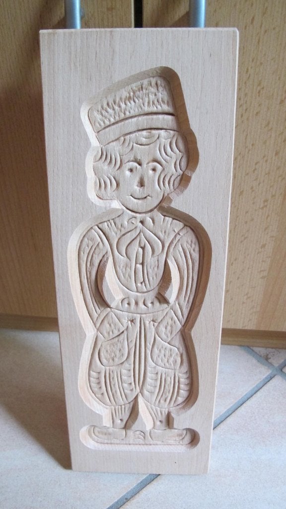 houten bakvorm voor speculaaspop, Ophalen of Verzenden, Nieuw, Taarten of Cupcakes, Bakvorm