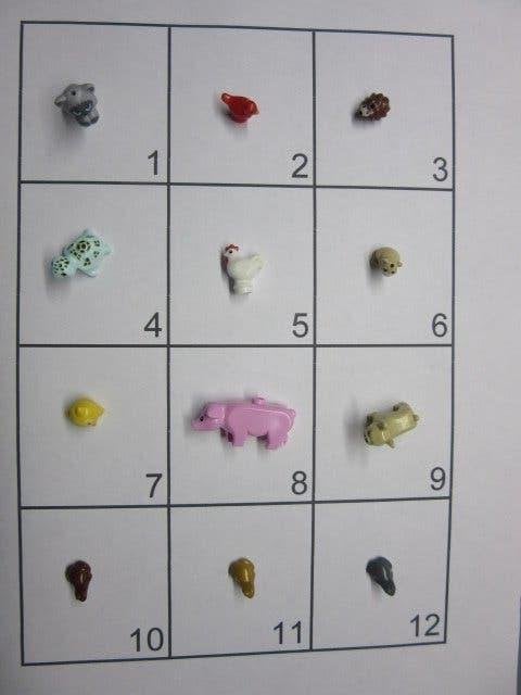 L365 LEGO DIEREN SCHILDPAD KIP VOGEL EGEL KAT STER KIKKER, Dalwagen 45b, 6669 CB Dodewaard, Lego, Nieuw, Ophalen of Verzenden
