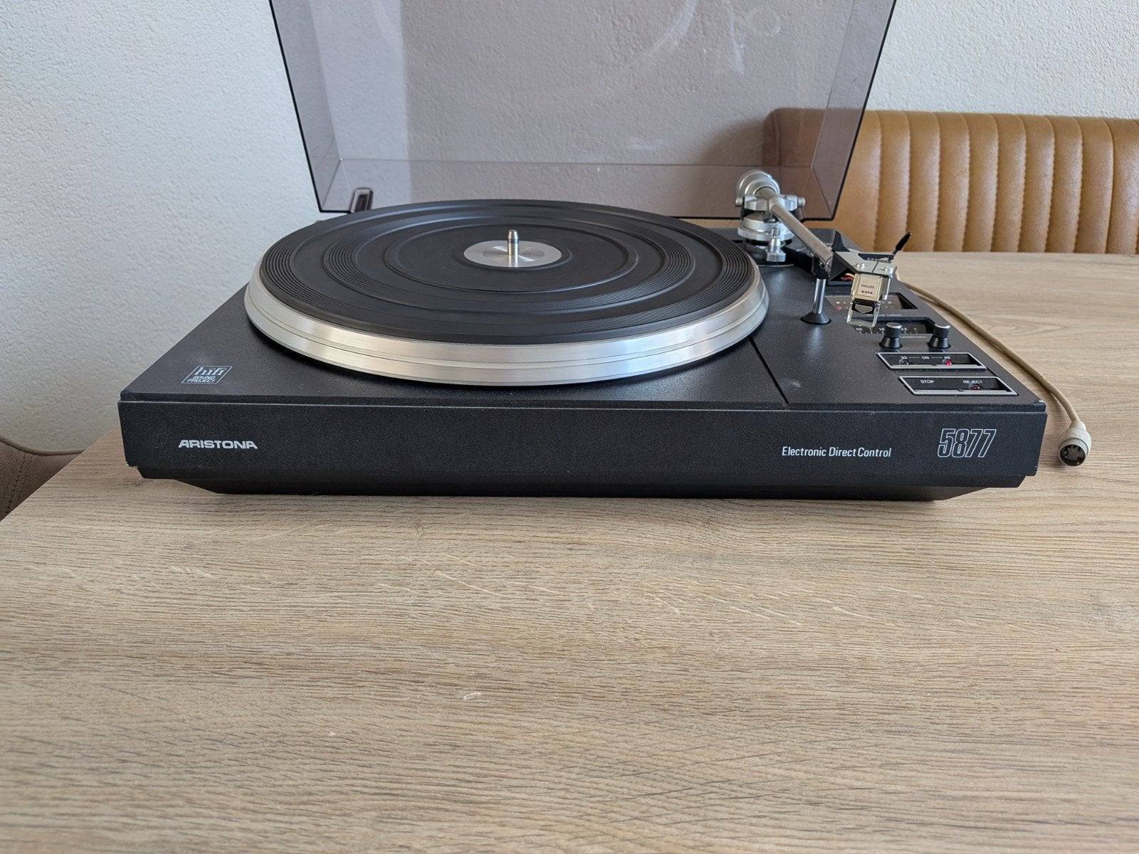 Vintage Aristona 5877 Platenspeler (Identiek aan Philips 877, Ophalen, Platenspeler, Philips, Automatisch