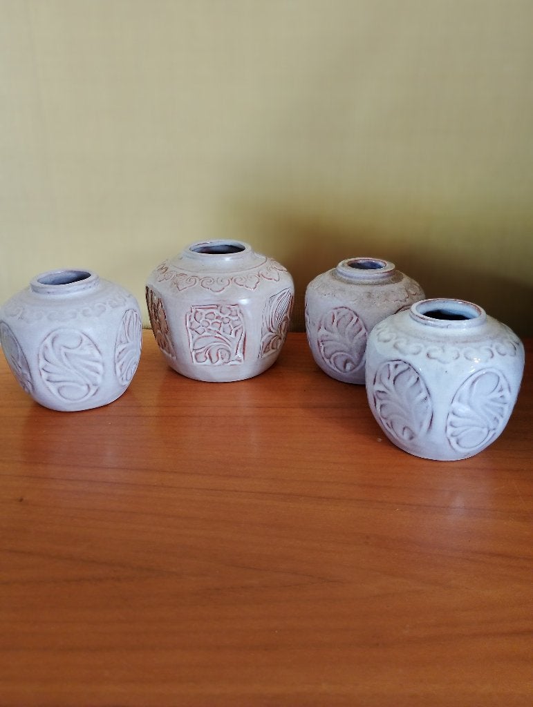 Vintage keramische gember potten Mobach Utrecht keramiek, Ophalen of Verzenden