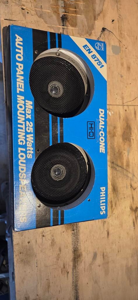 Philips Auto Paneel Montage Luidsprekers Max 25 Watt, Auto diversen, Ophalen of Verzenden