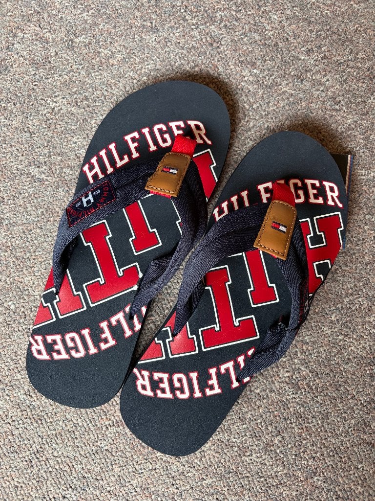Tommy Hilfiger Slippers - Maat 41 - nieuw in doos, Slippers, Blauw, Tommy Hilfiger, Nieuw