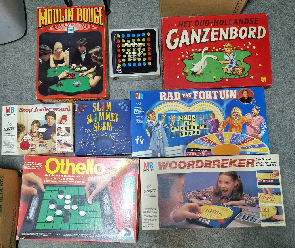 Spellen meer dan 40 stuks, Een of twee spelers, Ophalen, Gebruikt
