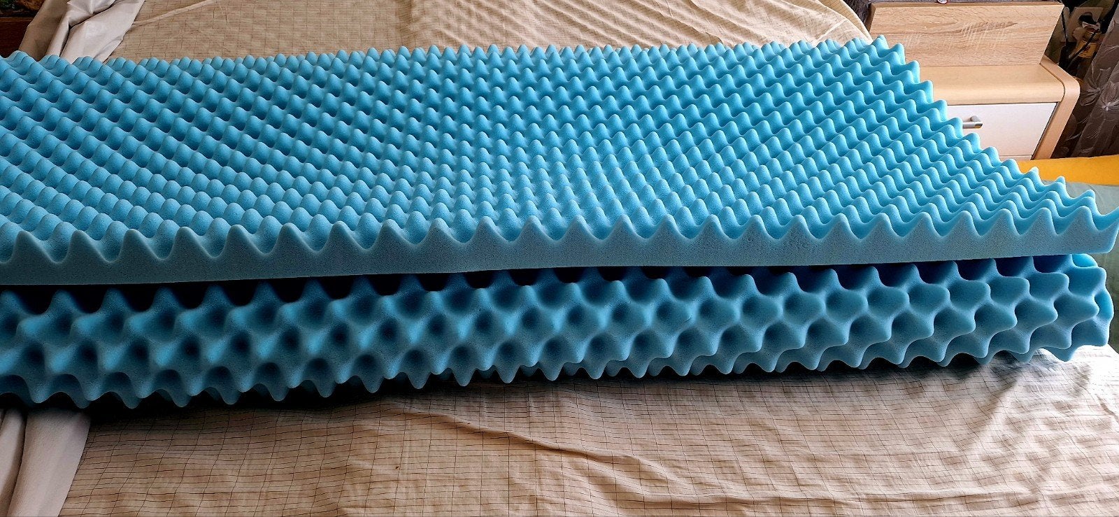 Matras topper   zonder hoes   140 x 200, Caravans en Kamperen, Slaapmatten, Ophalen of Verzenden